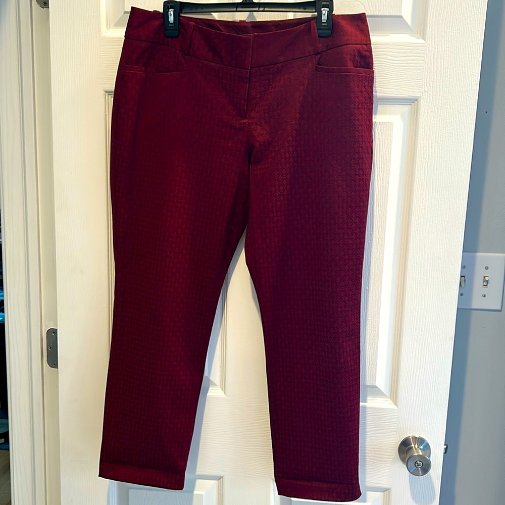 Women’s Pants - The Limited - Size 12 - Burgundy